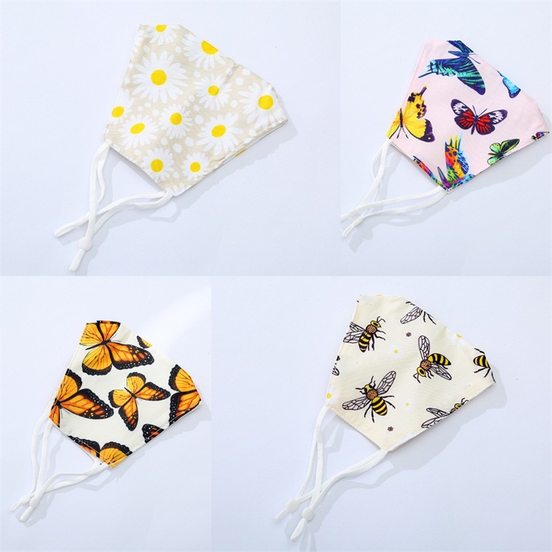 

Recycling Reusable Respirators Flower Fashion Mascarilla Protect Mouth Girl Face Mask Cotton Cloth Anti Dust Custom Made 4 56pr B2