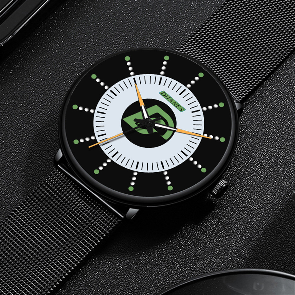 2021 Minimalist Mens Fashion Black Classic Watches Luxury Men Business