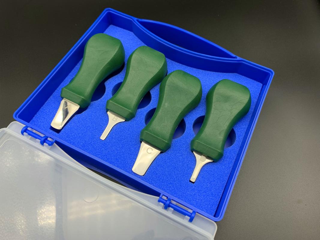

Horotec MSA 07.024 4 pieces set Watch back cover pry knife for watch tools Case Opener Knife Back Cover Pry Remover for Battery