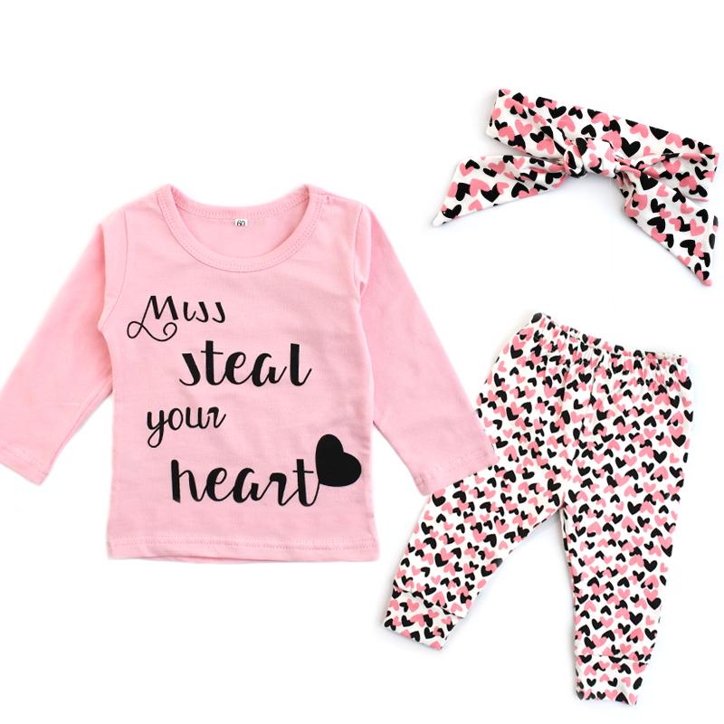 First Valentines Day Short Sleeve Romper+Bling Dots Skirt+Headband+Leggings 4Pcs Outfits Toddler Newborn Baby Girls Clothes