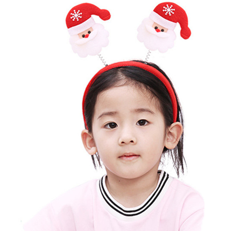 

Christmas Headband Santa Claus Xmas Hair Band Clasp Headwear Head Hoop Party Hairband Head Hoop Christmas New Year 2020 Gift