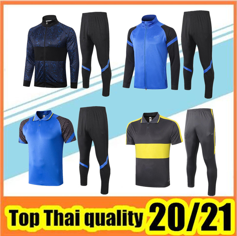 

Top quality 2020 2021 SENSI Tracksuit soccer jacket Kits ALEXIS nainggolan LAUTARO PERISIC 20 21 LUKAKU jacket training set, Polo