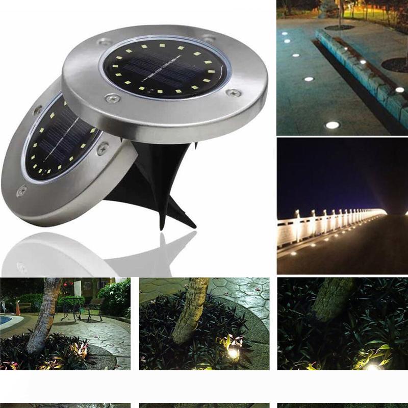

Solar Powered 16 LED Lighting waterproof Buried Ground Underground Light for Outdoor Path Garden Lawn Landscape Decoration Lamp