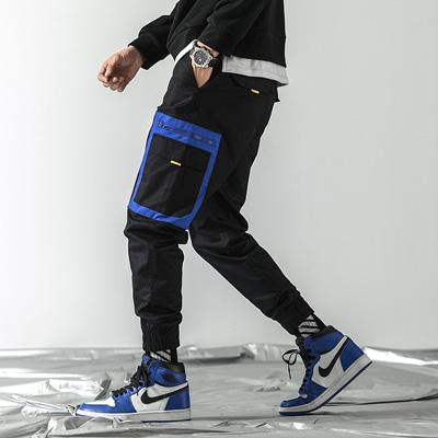 

Loldeal Camouflage Pants Men's Hip Hop Pants Casual Men's Jogging Hombre Punk Street Contrast Color Youth Cotton, Black