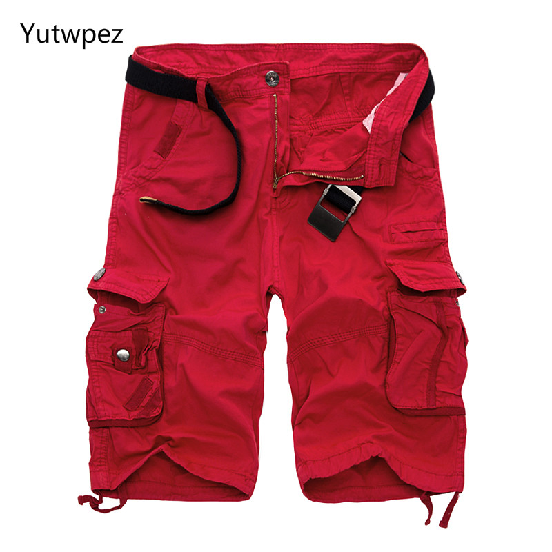 

Cargo Shorts Men Cool Camouflage Summer Hot Sale Cotton Casual Men Short Pants Brand Clothing Comfortable Camo Cargo Shorts, Green camo