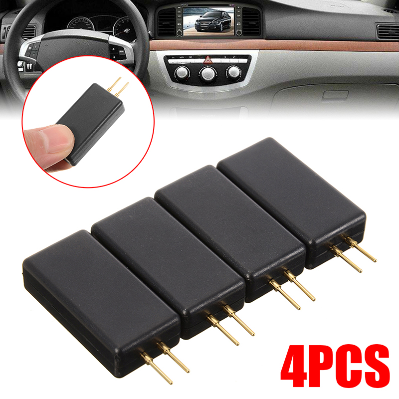 

Universal 4pcs Airbag SRS System Car Airbag Inspection Tool Instead Repair Seat Belt Side Air Curtain Internal Resistance