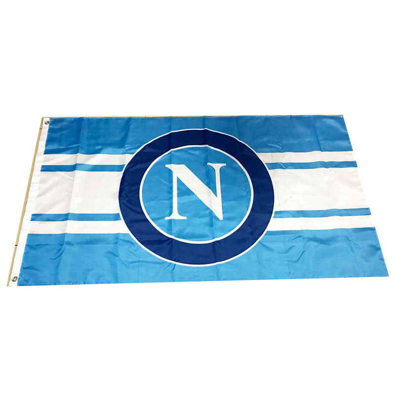 

Flag of Italy Napoli FC Flag 3x5FT 150x90cm DPrinting 100D polyester Indoor Outdoor Decoration Flag With Brass Grommets Free Shipping