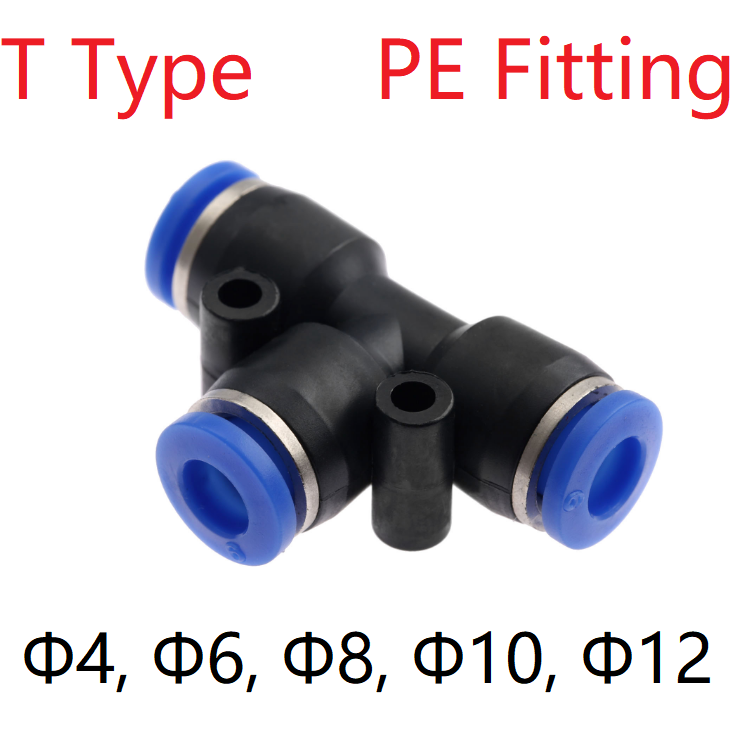 Herraje De Empuje Tubo 12 Mm a 3//8/" BSPP Hembra Conector Neumática Aire