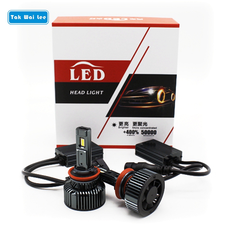 

Tak Wai Lee 2X LED Car Headlight Bulb Styling Source IP68 45W 6500K H1 H7 H11 9005 9006 Single Lamp H4 Hi/Lo Beam Front Fog Lamp
