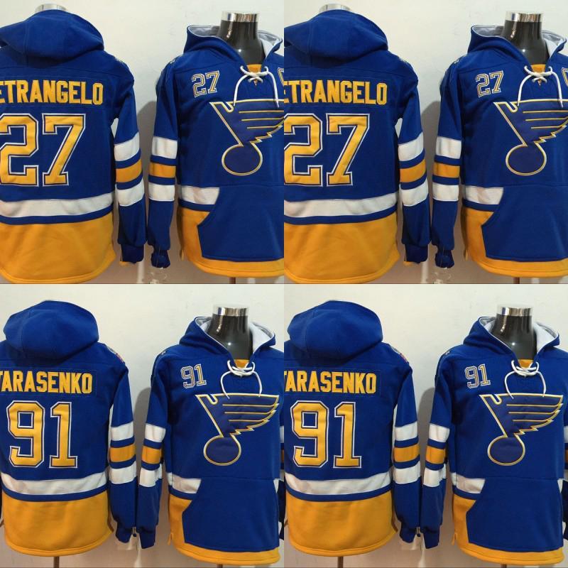 blues jersey hoodie