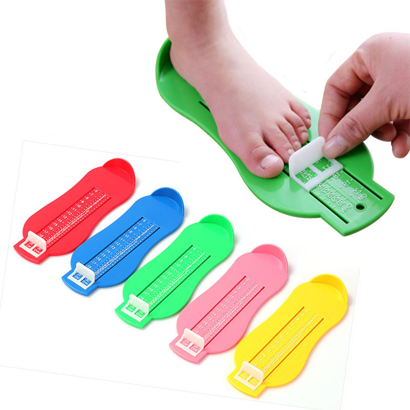 

shoes kids Children Baby Foot Shoe Size Measure Tool Infant Device Ruler Kit L0144, Blue