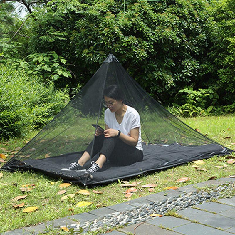 

Outdoor Beach Camping Tent Mesh Mosquito Insect Bug Repellent Net Ultralight Hiking Camping Tents for Backpacking 1 Person