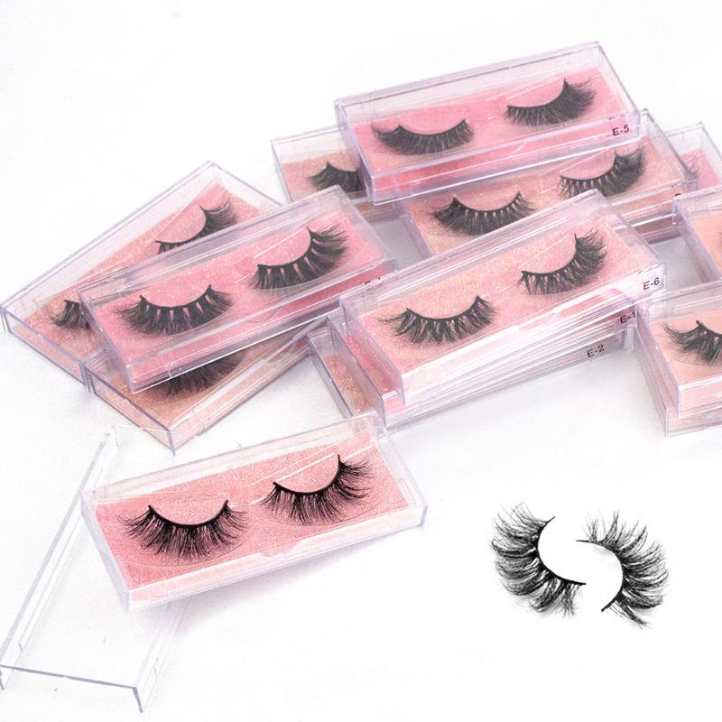 

Faux Mink Hair False Eyelashes Wispy Criss-cross Fluffy Thick Natural Handmade Lash Cruelty-free Eye Makeup Tools