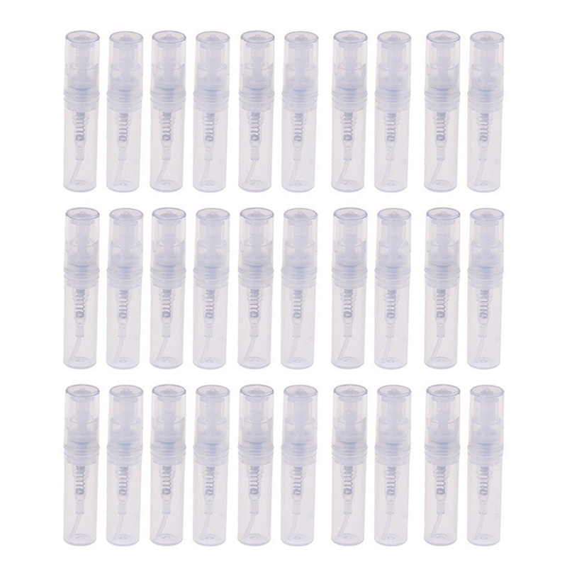 

Mini Transparent 2 ML Spray Plastic Bottle Spray Perfume Empty Sample Bottle Suitable for Travel Party 90Pcs