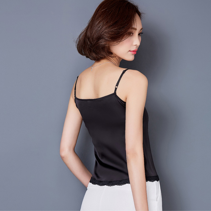 

Blackday Crop Top Clothes Canotta Donna Estiva Tropical womens tank tops Silk Women Shirt Camis Sleeveless Blusa Summer Feminina, Beige