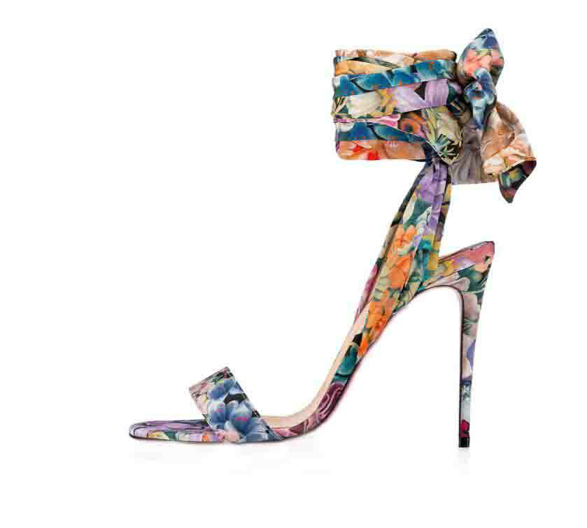 

Sexy Women Wedding Dress High Heels Sandals Red Bottom Heels For Women Sandals,Name Red Soles Shoes Sandale Du Desert Printed
