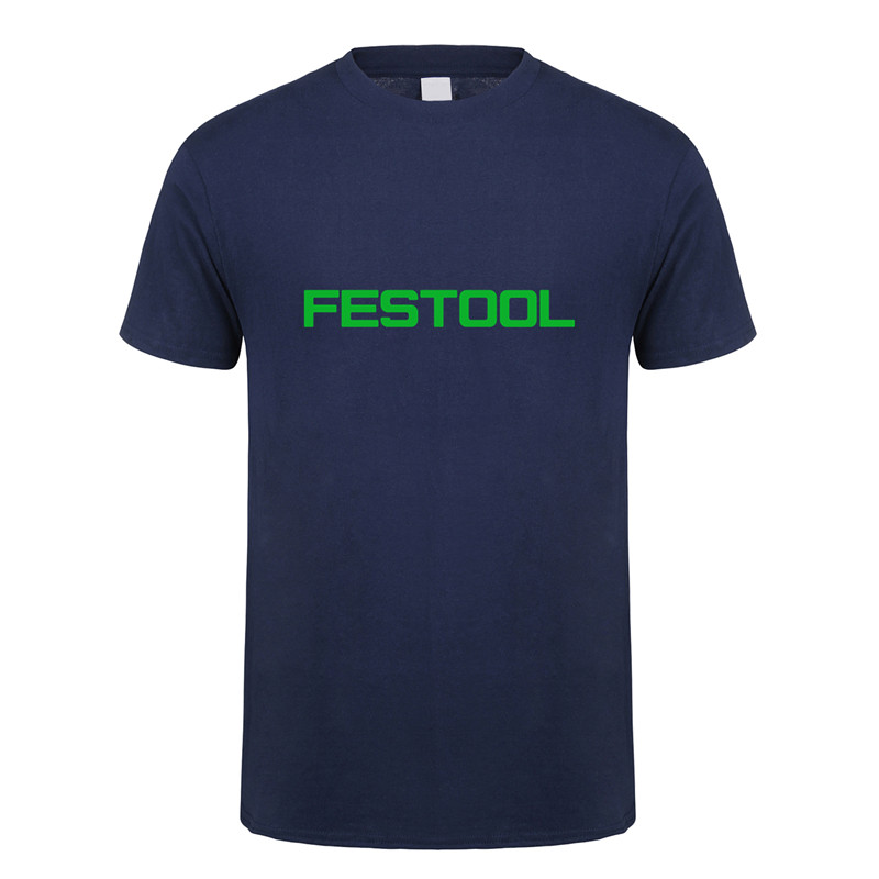 

Festool T Shirt Men Tops New Fashion Short Sleeve Festool Tools T-shirt Tees Mans Tshirt LH-053, Red