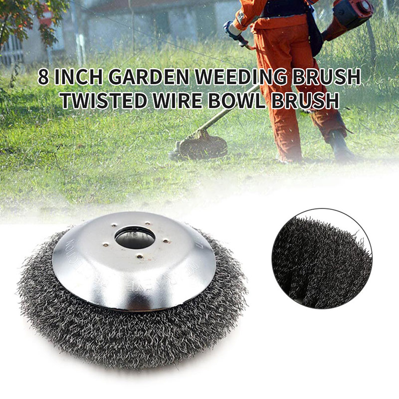 

New 6 /8Inch Grass Trimmer Head Steel Wire Trimming Head Rusting Brush Cutter Mower Wire Weeding For Lawn Mower