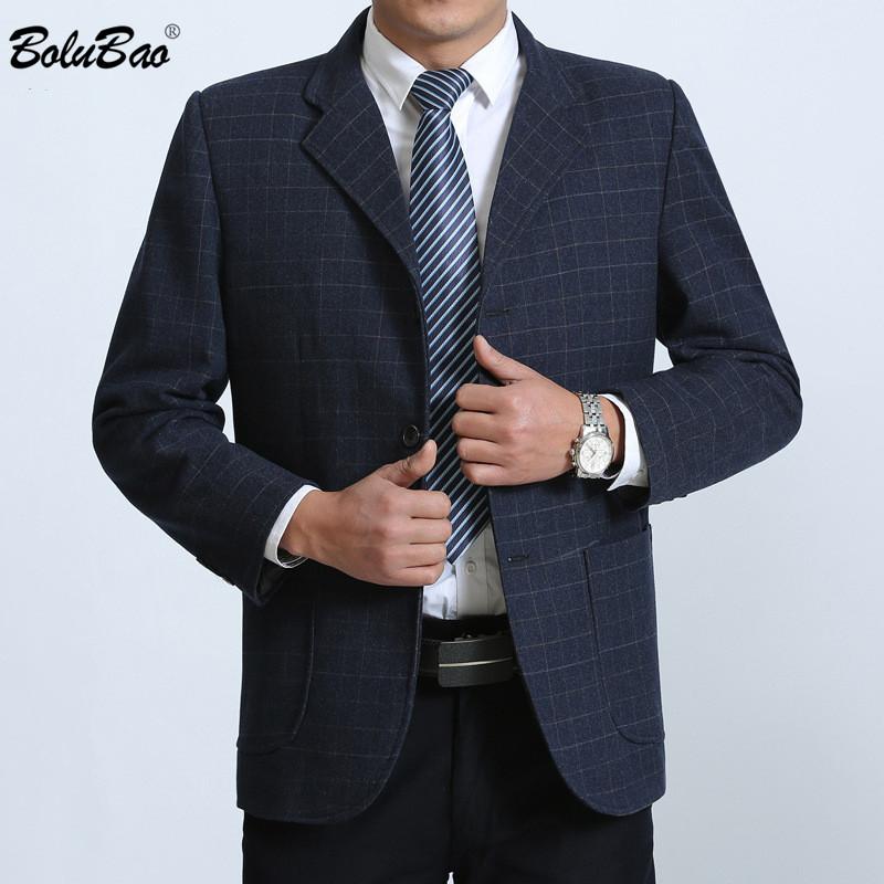 

BOLUBAO Men Spring Autumn Suit Blazers 2019 New Men's Solid color Casual Slim Fit Blazers Male Fashion Brand Suit, Gray