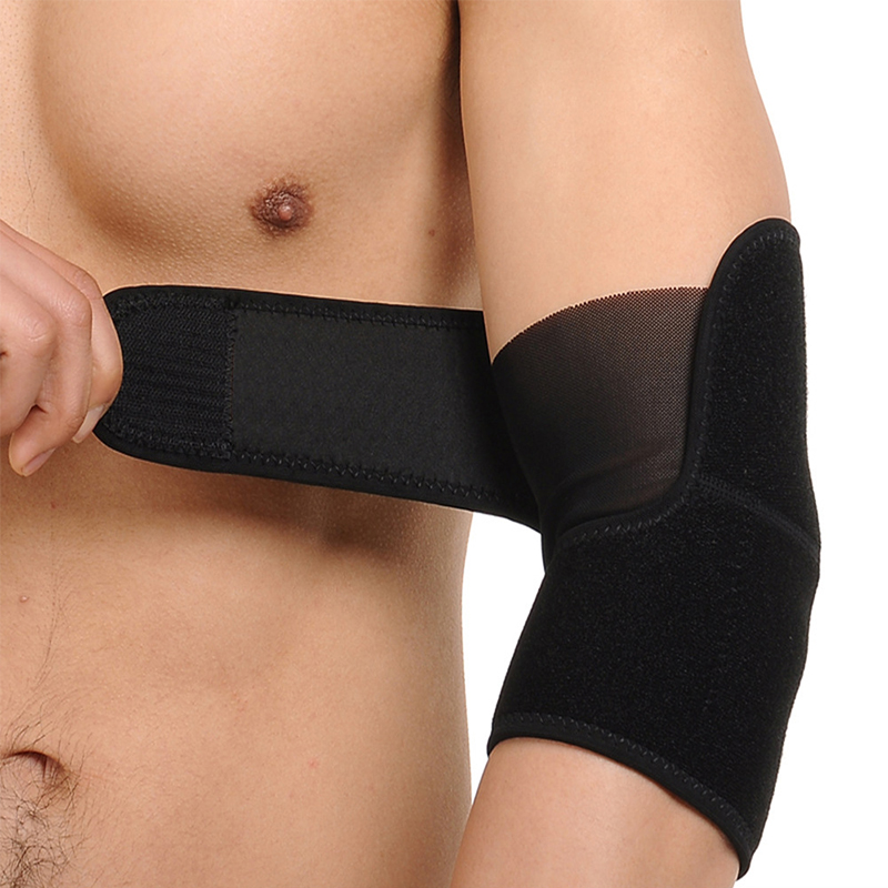 

1PCS Sports Elbow Pads Support Elastic Gym Sport Elbow Protective Pad Absorb Sweat Sport Basketball Arm Sleeve Brace, One size(1pcs)