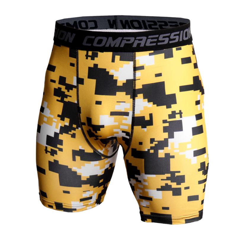 

Sports compression pants compression leggings for men running tights mallas hombre running male sports leggings, Beige