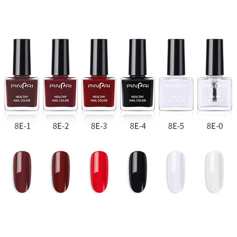

2020 Water Based Nail Polish Non Toxic Easy Peel Off Quick Dry Eco Friendly, 8e-1