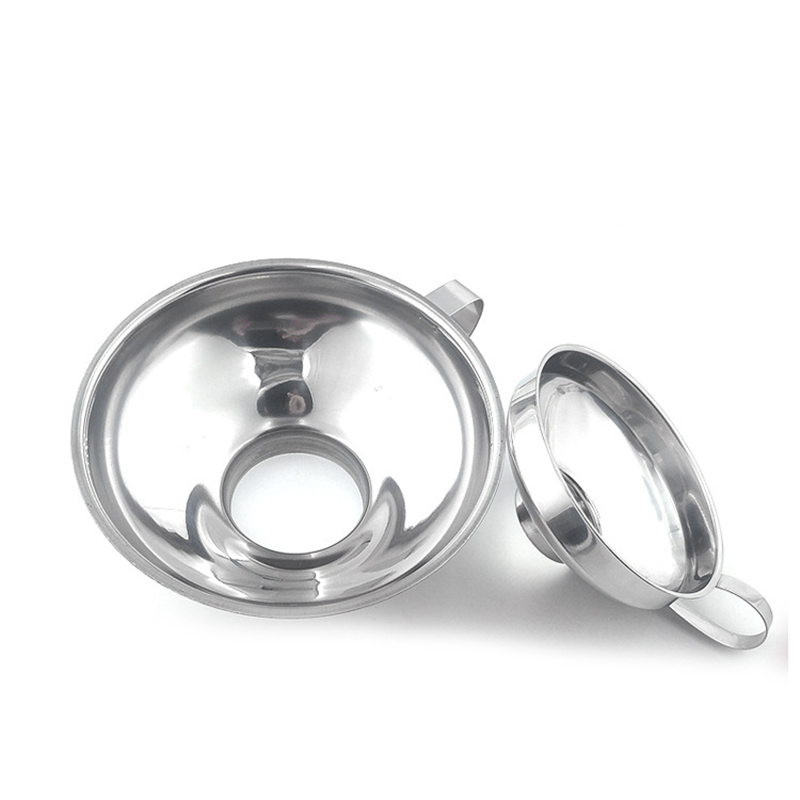 

Stainless Steel Wide Mouth Canning Funnel Hopper Filter For Wide Regular Jars Kitchen Cooking Tools JK2007XB