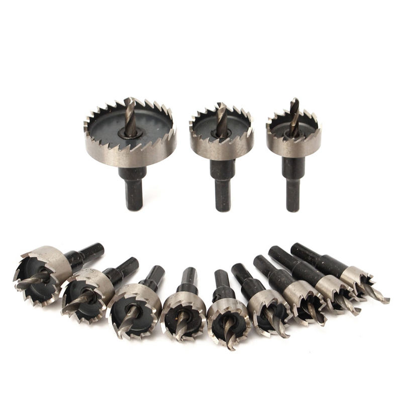 

12pcs 15-50mm HSS Hole Saw Cutter HSS Drill Bits Set