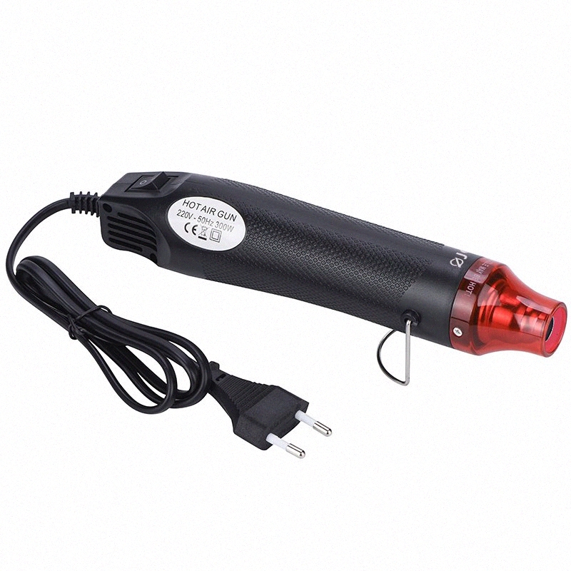 

JCD DIY Mini hot air gun 220V EU PLUG Multifunction Hairdryer with metal support 330W Heat gun welding repair tools high quality Q5uh#