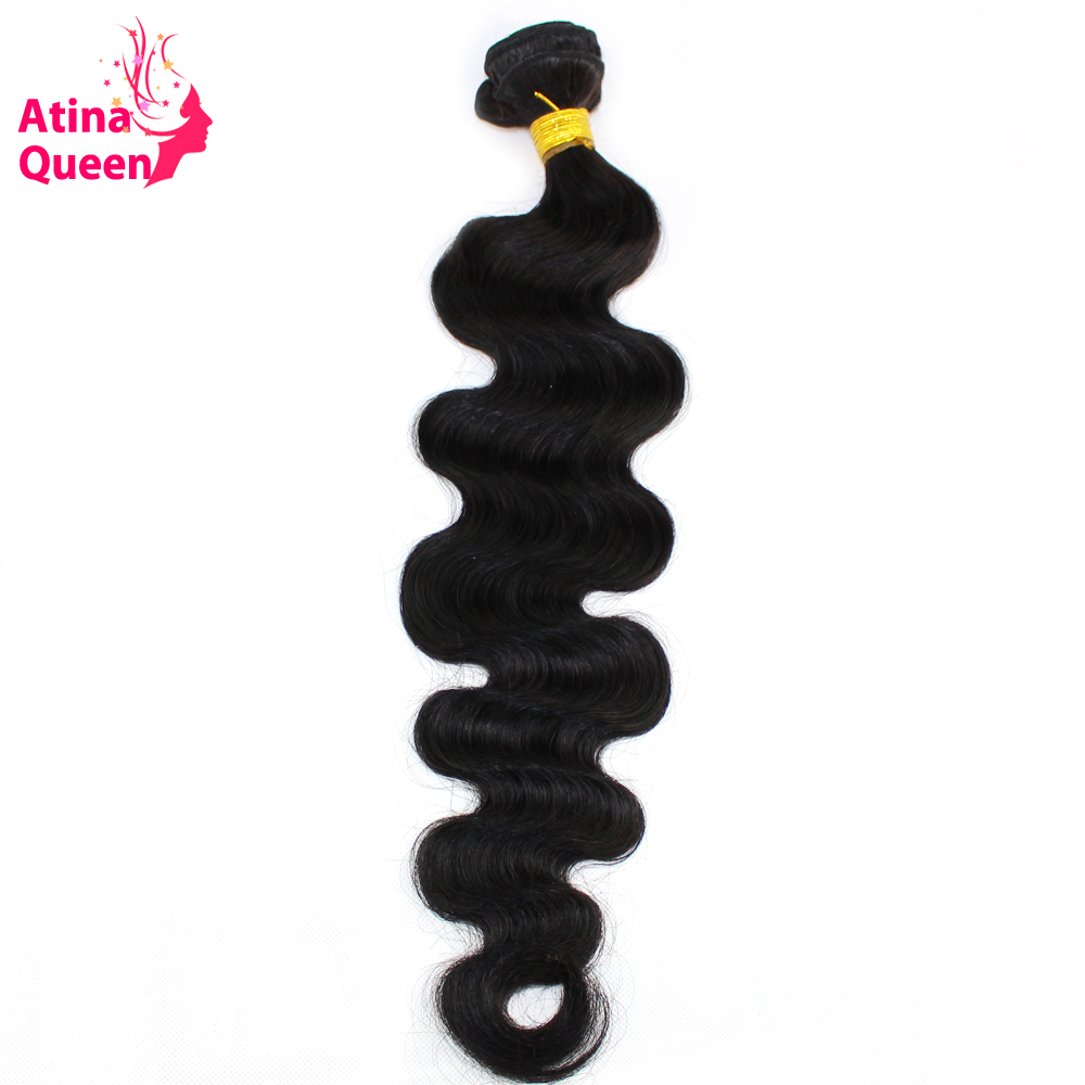 

Atina Queen Unprocessed Peruvian Virgin Hair Body Wave Weave Bundles Full Cuticle Intact 100% Human Hair Weaving Free Shipping, Natural color