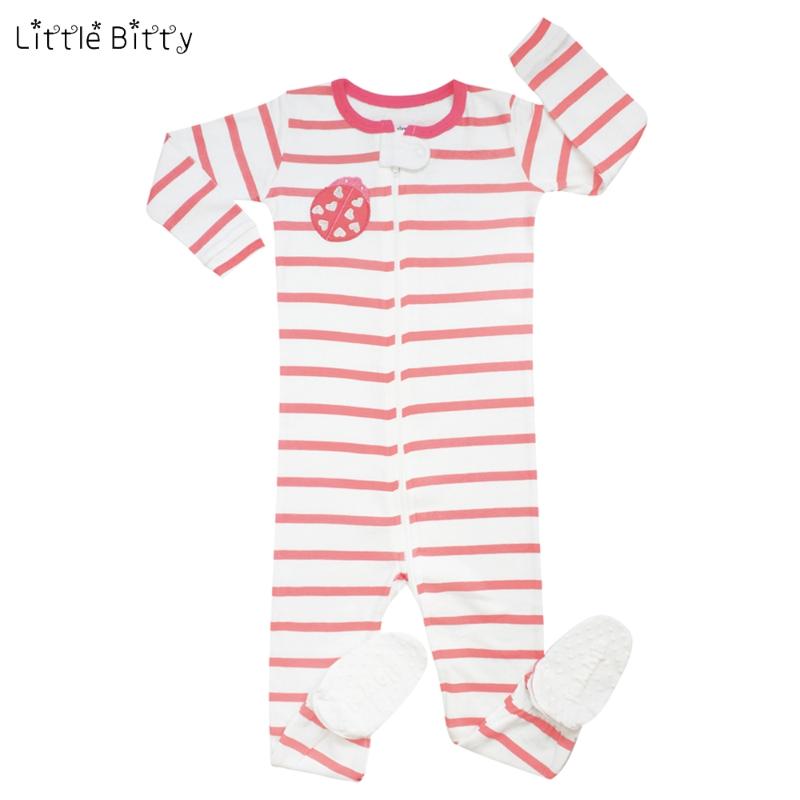 

Little Bitty Kids Pink Pajamas Cotton Long Sleeve Baby Pyjamas Boys Girls Animal Fishes Whale Sleepwear Children Pijamas Jumpsuits, Ra05