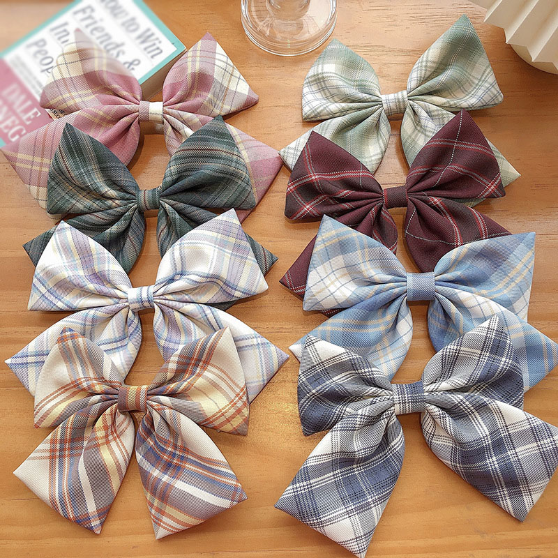 

High Quality Hair Bow Large For Girls Hairgrips Bowknots Flower Printing Barrette Bow Hair Clip Women Hairpin Accessories