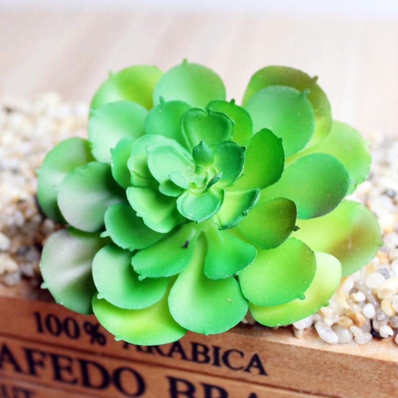 

Diameter=7.5cm Height=6cm Green Purple Pink White Lotus Artificial Succulents Plants DIY Plants Wall Home Decoration Fake, Pink flocking