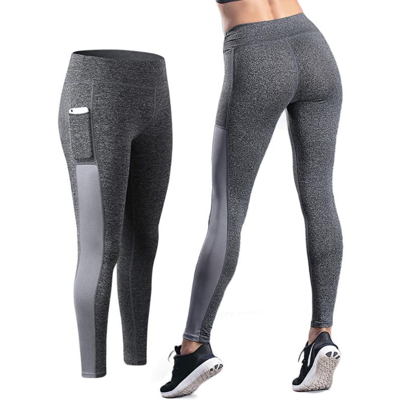 

Women Stretchy Yoga Pants Sport Fitness Yoga Leggings High Waist Seamless Tummy Control Gym Compression Tights Pants, As showing2