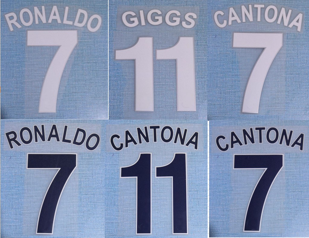 

2008-2009 home away RONALDO CANTONA GIGGS nameset patch badge