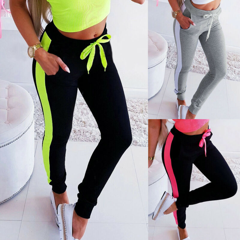 

Womens Fitness Yoga Leggings Outdoor Running Gym Sport High Waist Jogging Pants Trousers, Green