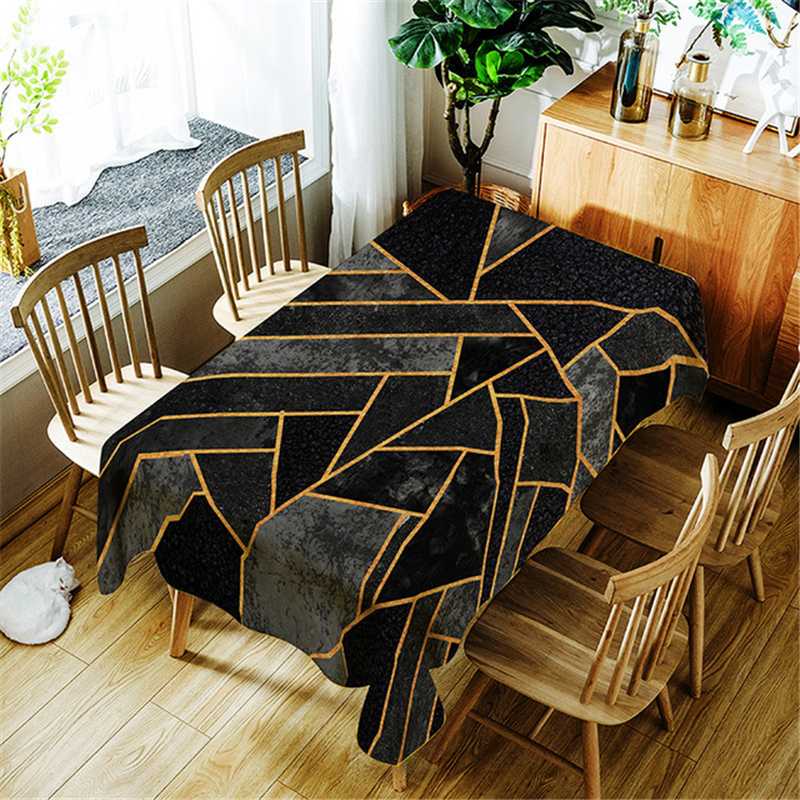 

Decorative Polyester Tablecloth Waterproof Oilproof Thick Rectangular Wedding Dining Table Cover Table Cloth New Style, White