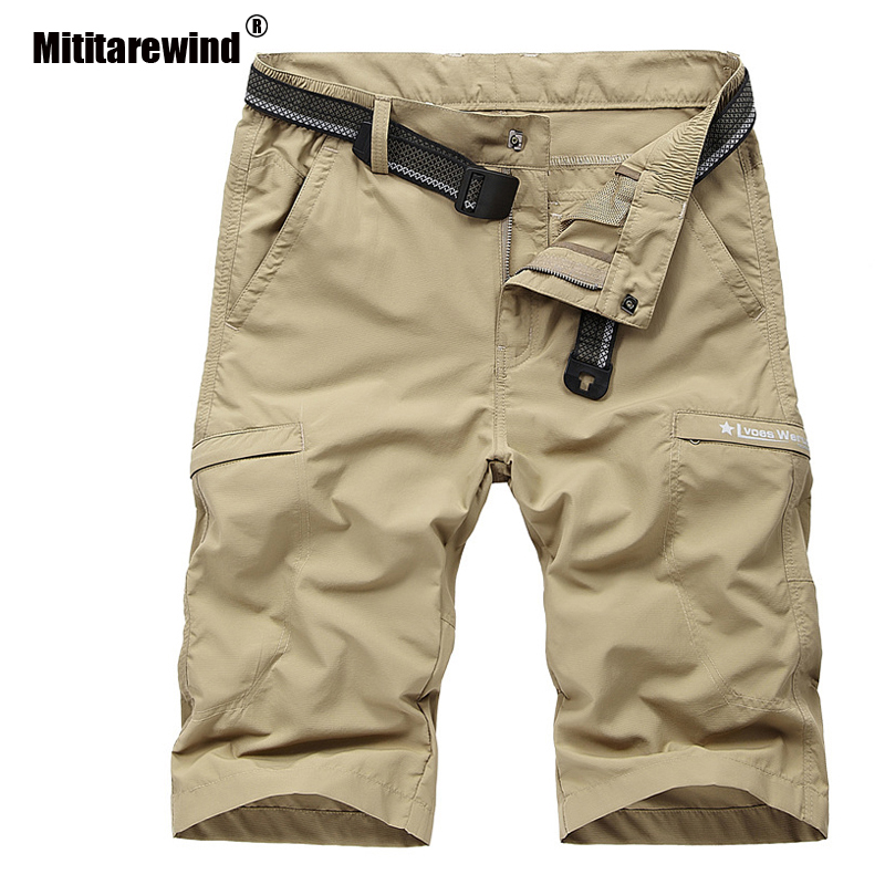 

Summer Shorts Men Quick Dry Casual Short Homme Thin Bermudas Masculina Beach Shorts Men Short With Belt Plus Size -4XL, Dark blue