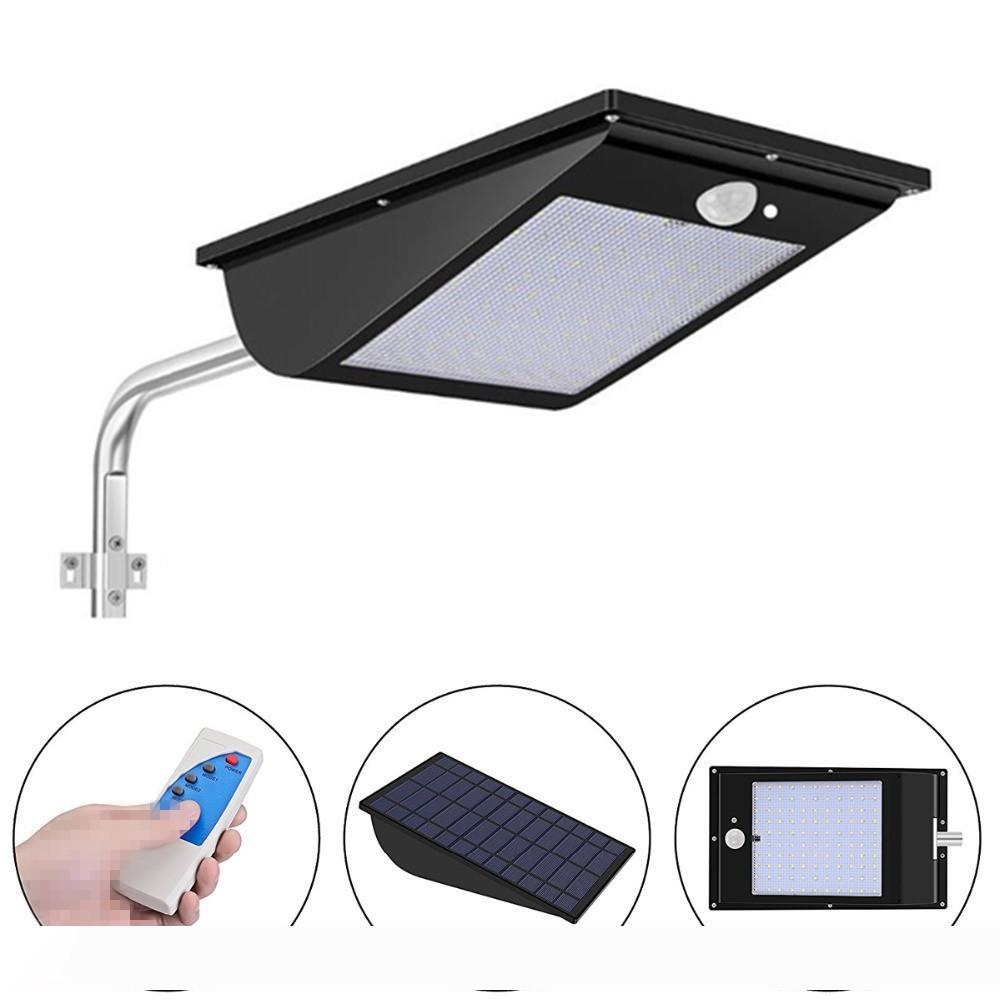 

Umlight1688 High Quality Power Outdoor IP65 1300 Lumen SMD 110 Leds integrated solar street light Motion Sensor Solar Lamps