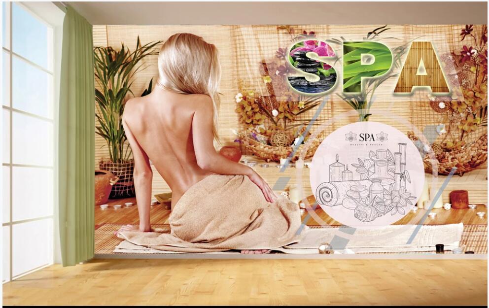 

3d photo wallpaper custom mural Essential oil spa health care beauty club tooling background home decor Wallpaper rolls in the room, Non-woven wallpaper