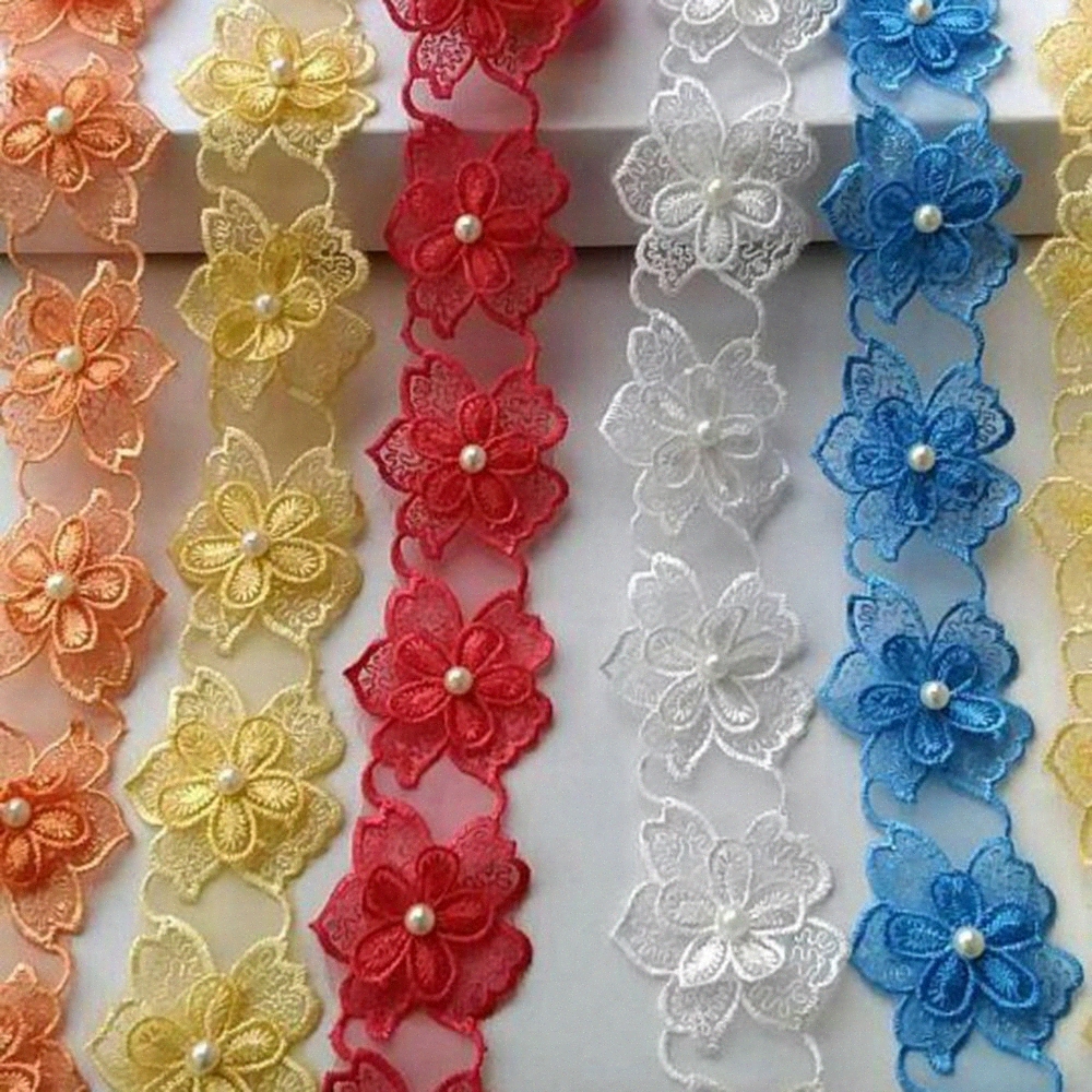 75pcs flor estrellas Flatback perla adornar perlas para DIY artesanía