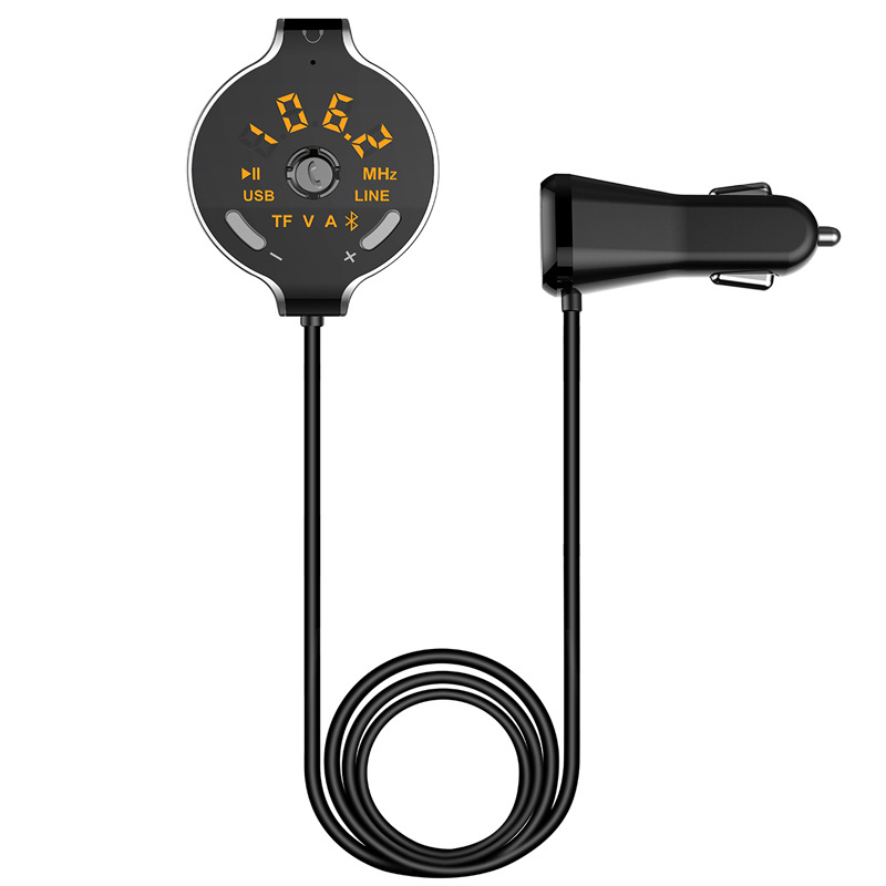

FM Transmitter Wireless Handsfree Car Kit Dual USB Charger MP3 Player with TF Slot Wireless FM Transmitter Auto Car USB Adapter