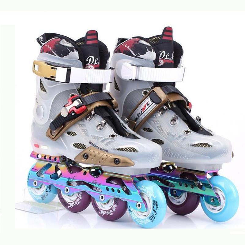 

Japy Skate 2020 F4S Slalom Inline Skates Professional Adult Roller Skating Shoes Sliding Free Men Skating Patines Women Skates, Clear