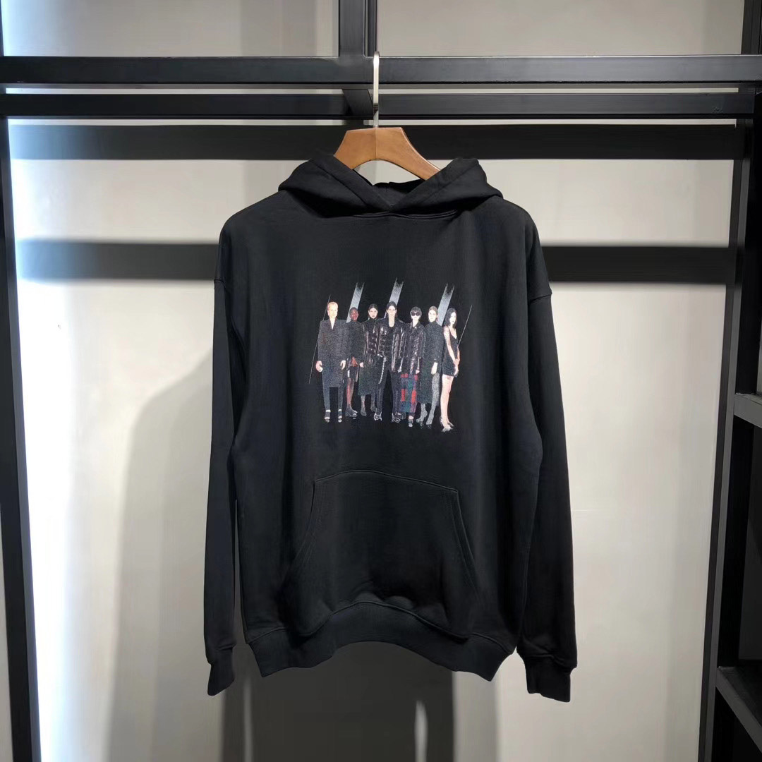 

Pop Band Sweater Black Hoodie Men Desingers Hoodies Fashion Sweatshirt Casual Men Women Pullover Couple Street Sweater M202038