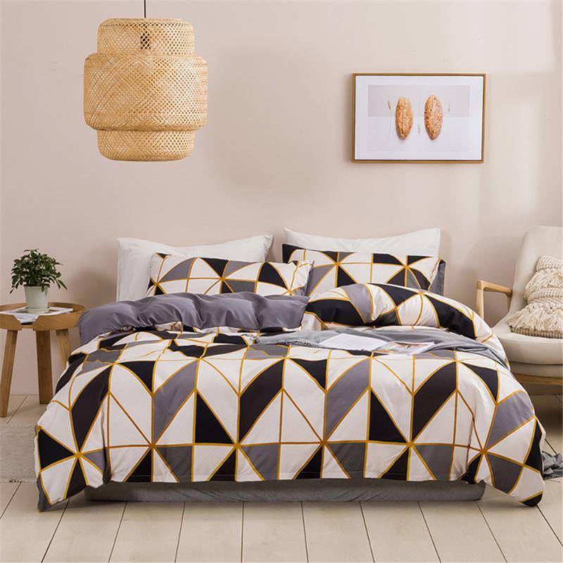 

Scottish Plaid Bedding Duvet Cover Set with Pillowcases,2/3 Pieces Trendy Hypoallergenic Reversible Bedding Set, White