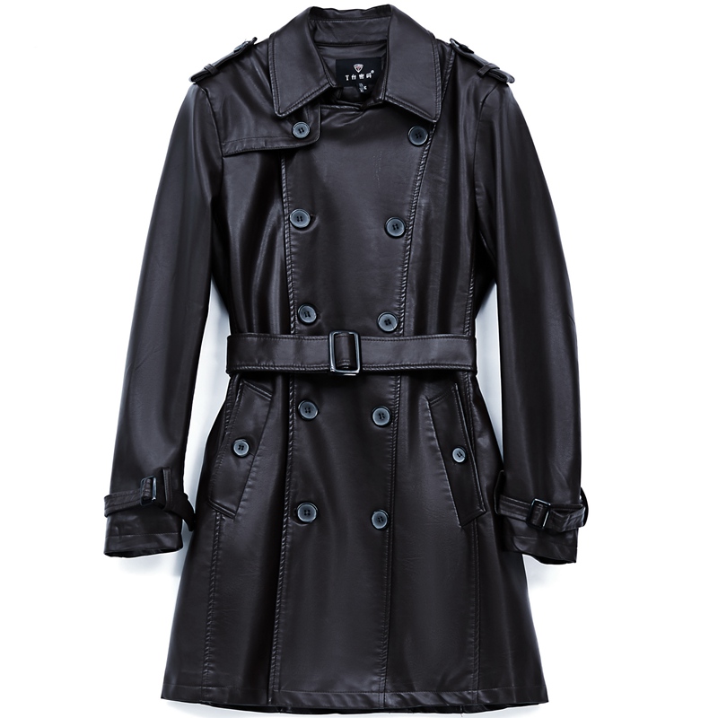 

PU Leather Suede Men Coat Jacket Spring Autumn Moto Outerwear Suit Garment Plus Size LF2045, Black