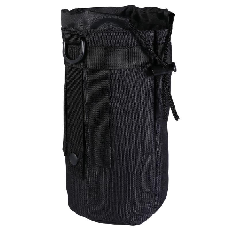 

Kettle Bag Water Bottle Holder Multifunctional Water Bottle Phone Storage Crossbody Pouch Portable Storage Bag for Outdoor Sport, Black