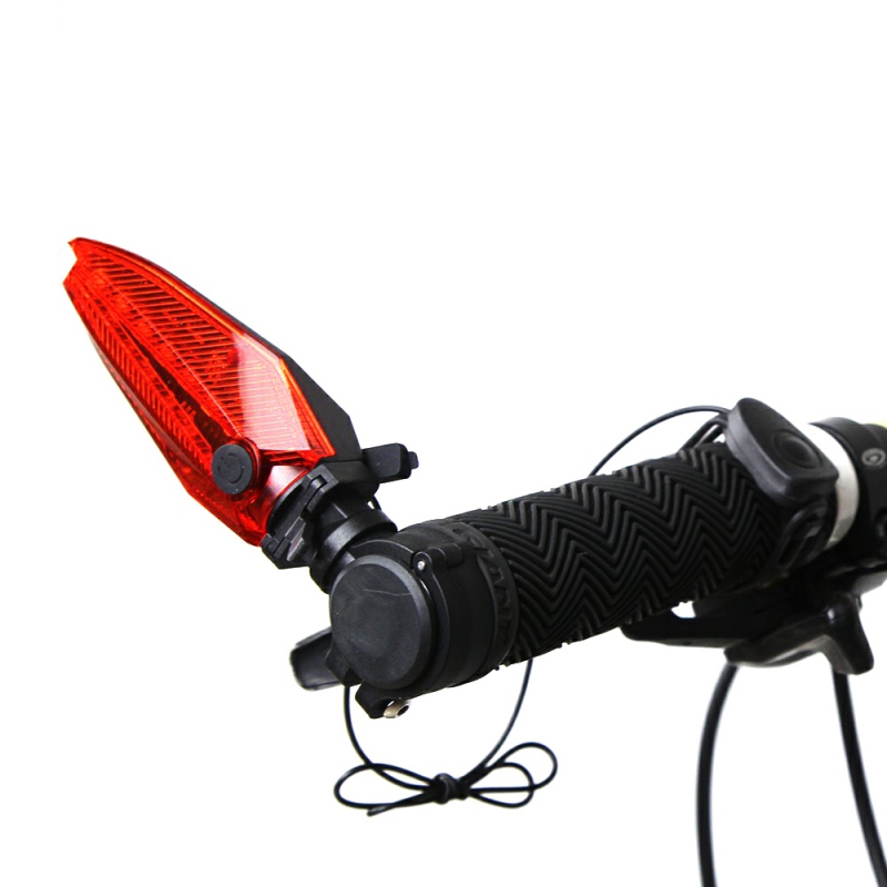 

1 Pair Bike Handlebar Grips Light Waterproof Bicyle Safety LED Lights Lamp for Grip USB Rechargeable Horns Alarm Warning Lamps