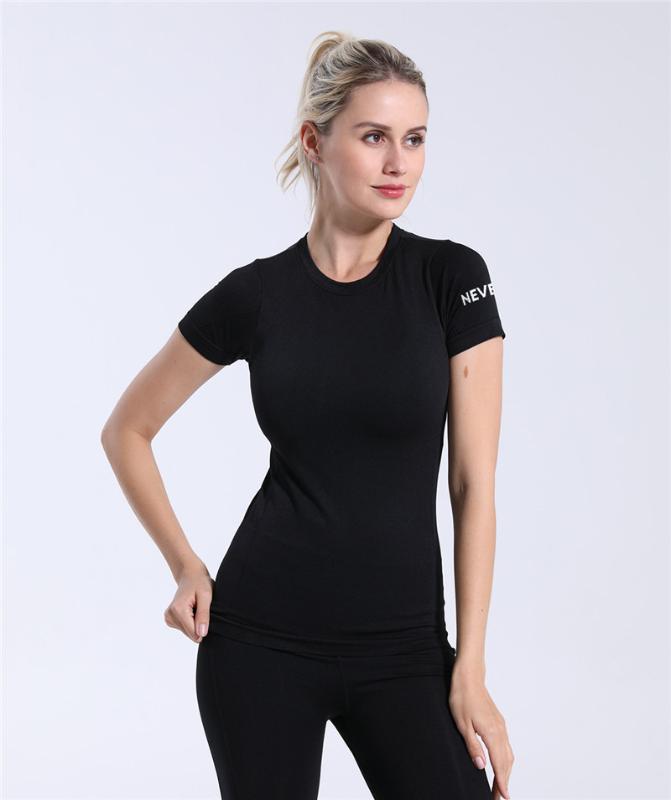 

Women Summer T Shirts Slim Sports Fitness Yoga Short Sleeve Yoga Top Mesh Womens Gym Shirt Sport Wear 2020 Running Active Wear, 103-gray
