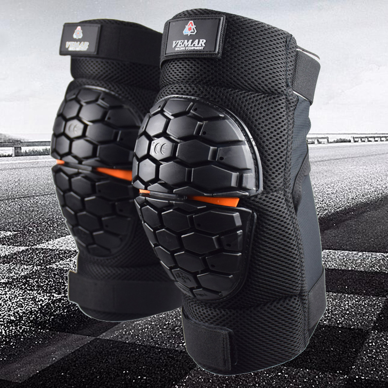 

VEMAR Motorcycle Knee Pads Knight Protective Gear Off-Road Racing Leggings Motorcycle Riding Armor Windproof Knee Guard Support